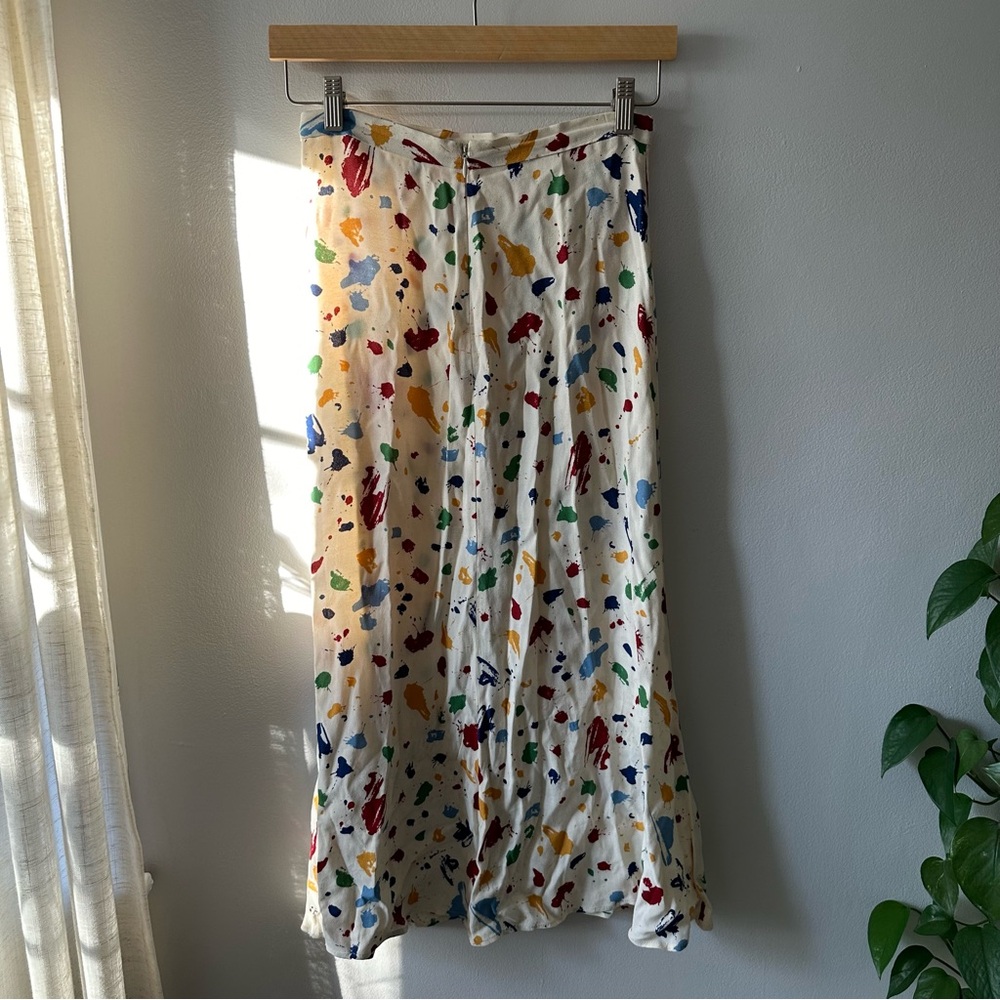 Reformation Bea Skirt Painted Lady View 3